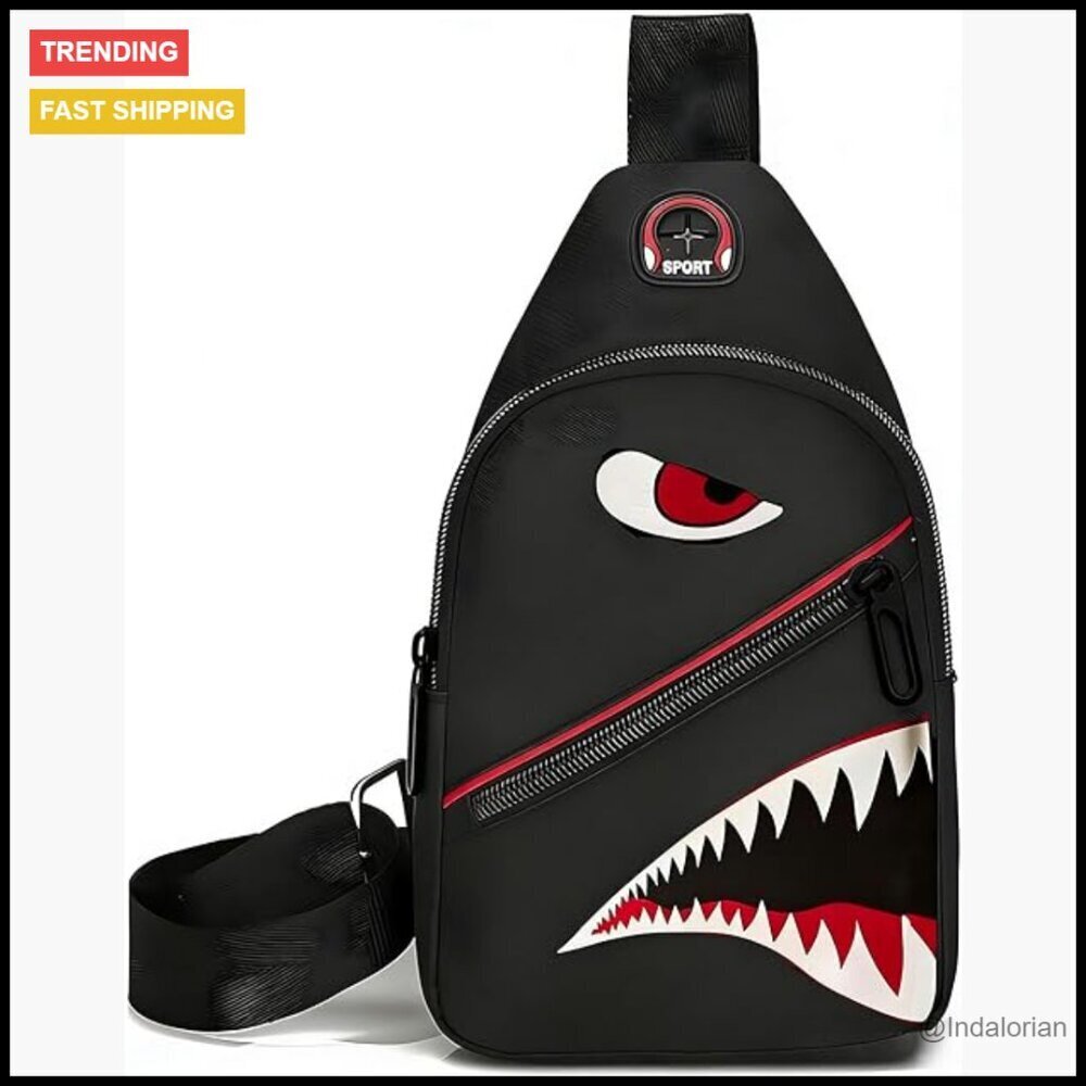 Sling Crossbody Bag Casual Travel Sports Running Hiking Adjustable Strap